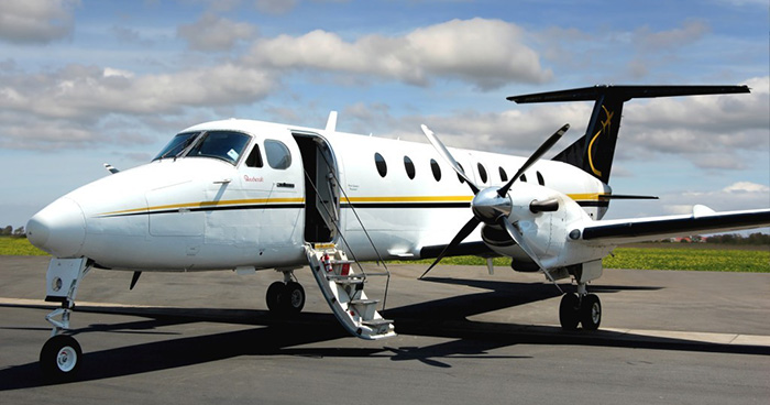 Book a Beechcraft 1900 C to fly from St. Vincent to Canouan