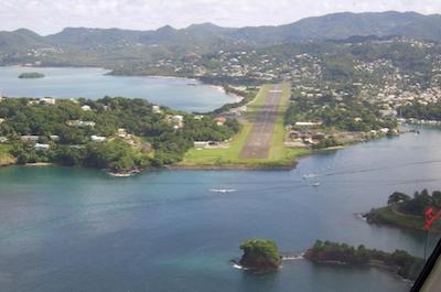 flights to St. Lucia (George Charles)