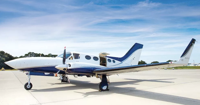 Book a Cessna Chancellor 414 to fly from Antigua to Tortola (Beef Island)