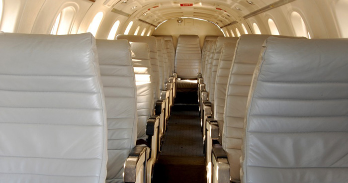 Book a Beechcraft 1900 C to fly from Barbados to Canouan