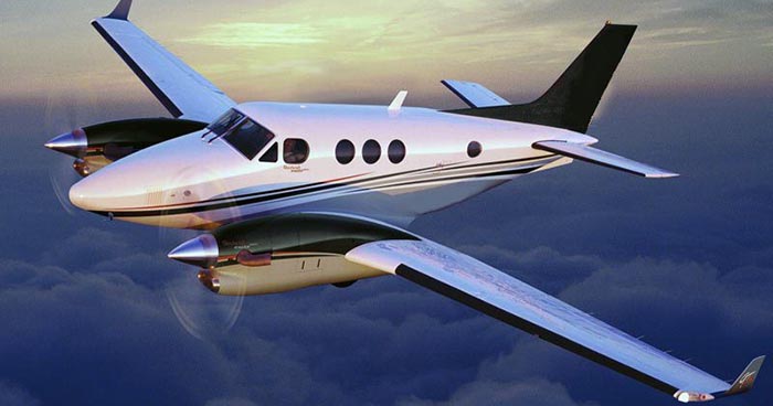 Book a Beechcraft King Air 90 to fly from San Juan to Tortola (Beef Island)