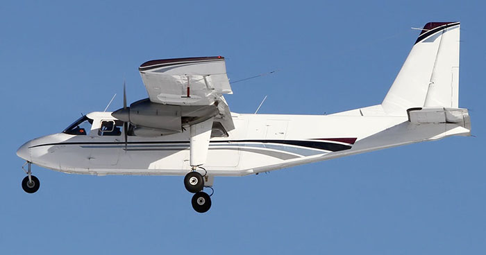 Book a Britten Norman Islander to fly from St. Maarten to Saba