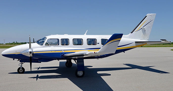 Book a Piper Chieftain 31-350 to fly from San Juan to Nevis