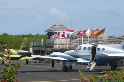 flights to Mustique